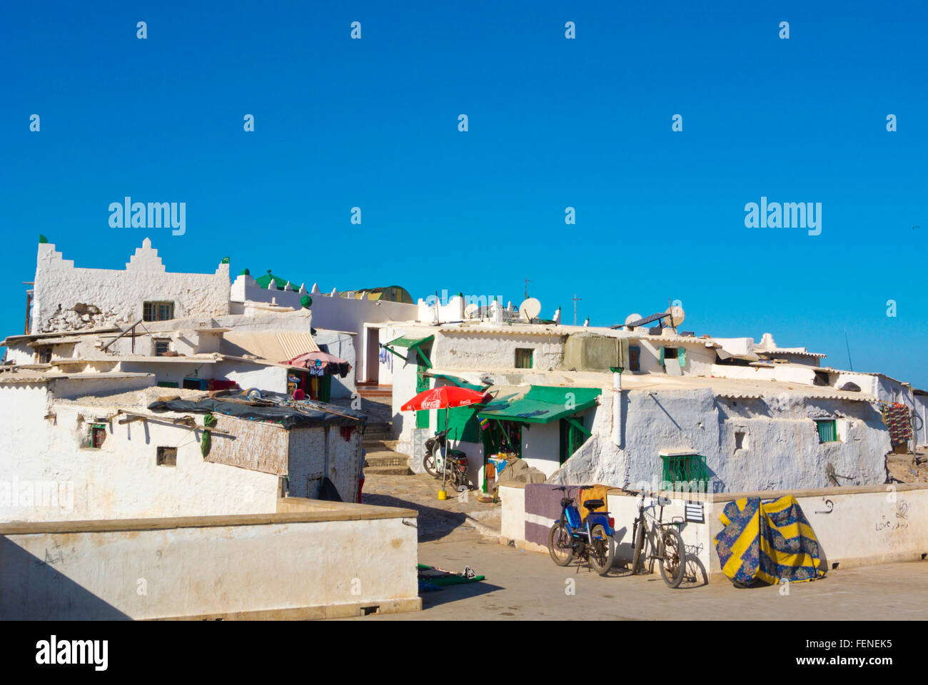 L'îlot de Sidi Abderrahman promontoire, Ain Diab, Casablanca, Maroc, Afrique du Nord Banque D'Images