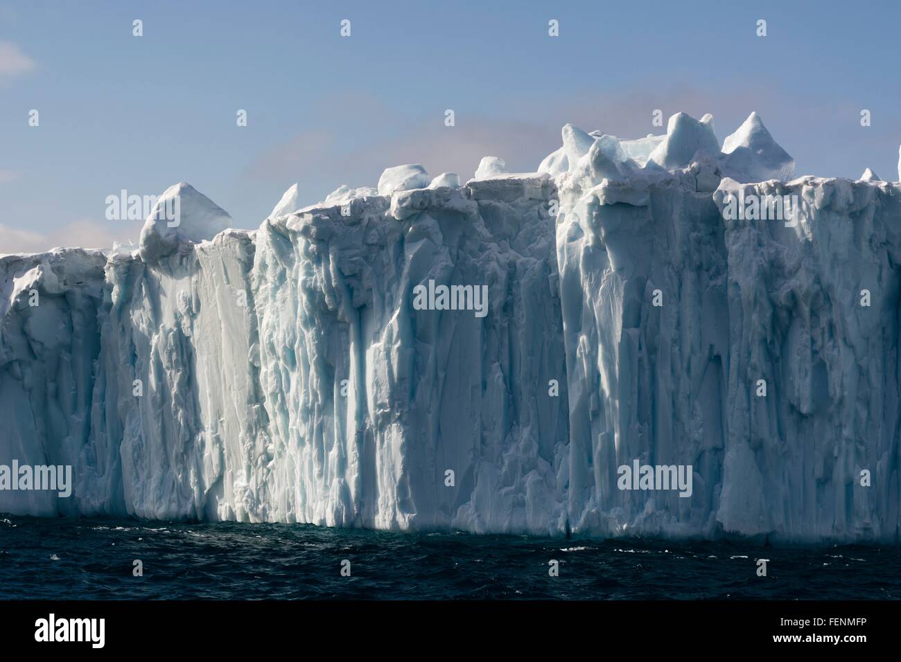 Iceberg robuste, la baie de Disko, Ilulissat, Groenland Banque D'Images