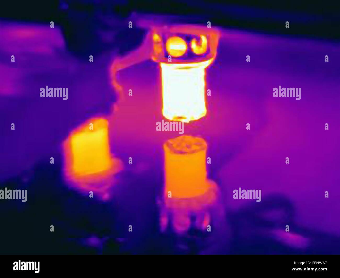 Mécanisme de l'imprimante 3D, l'image thermique Banque D'Images