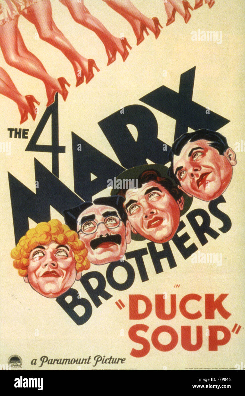 MARX BROTHERS FILM SOUPE au CANARD Rxrs-POSTER HQ 45x60cm d'une