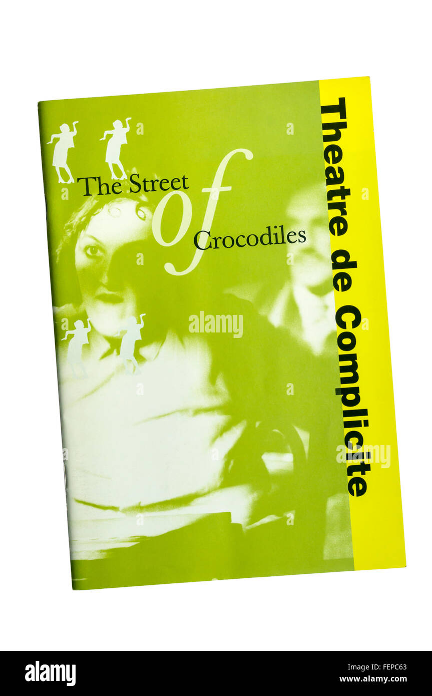 Programme 1992 pour la Rue des crocodiles, basés sur des histoires de Bruno Schulz, par Theatre de complicite au Cottesloe Theatre Banque D'Images