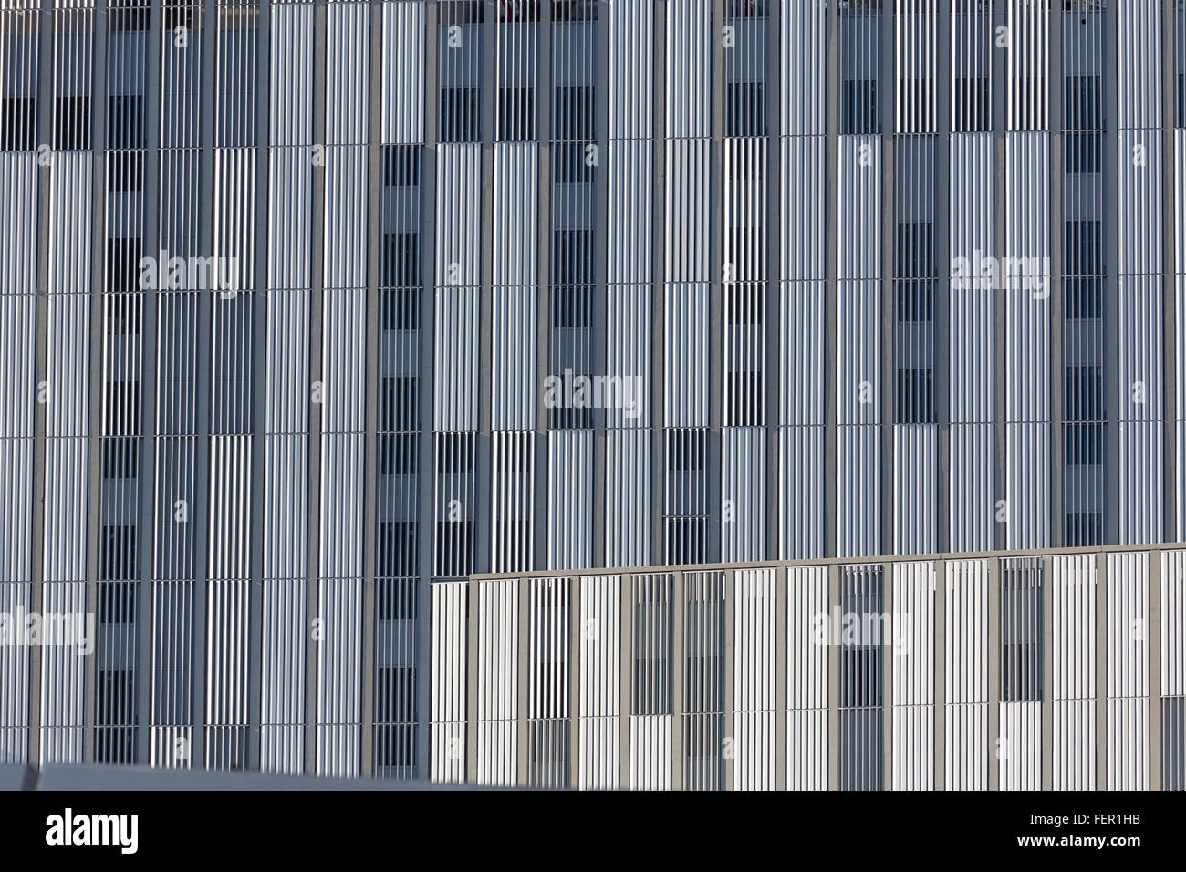 Texture de fond mur métallique industrielle Banque D'Images