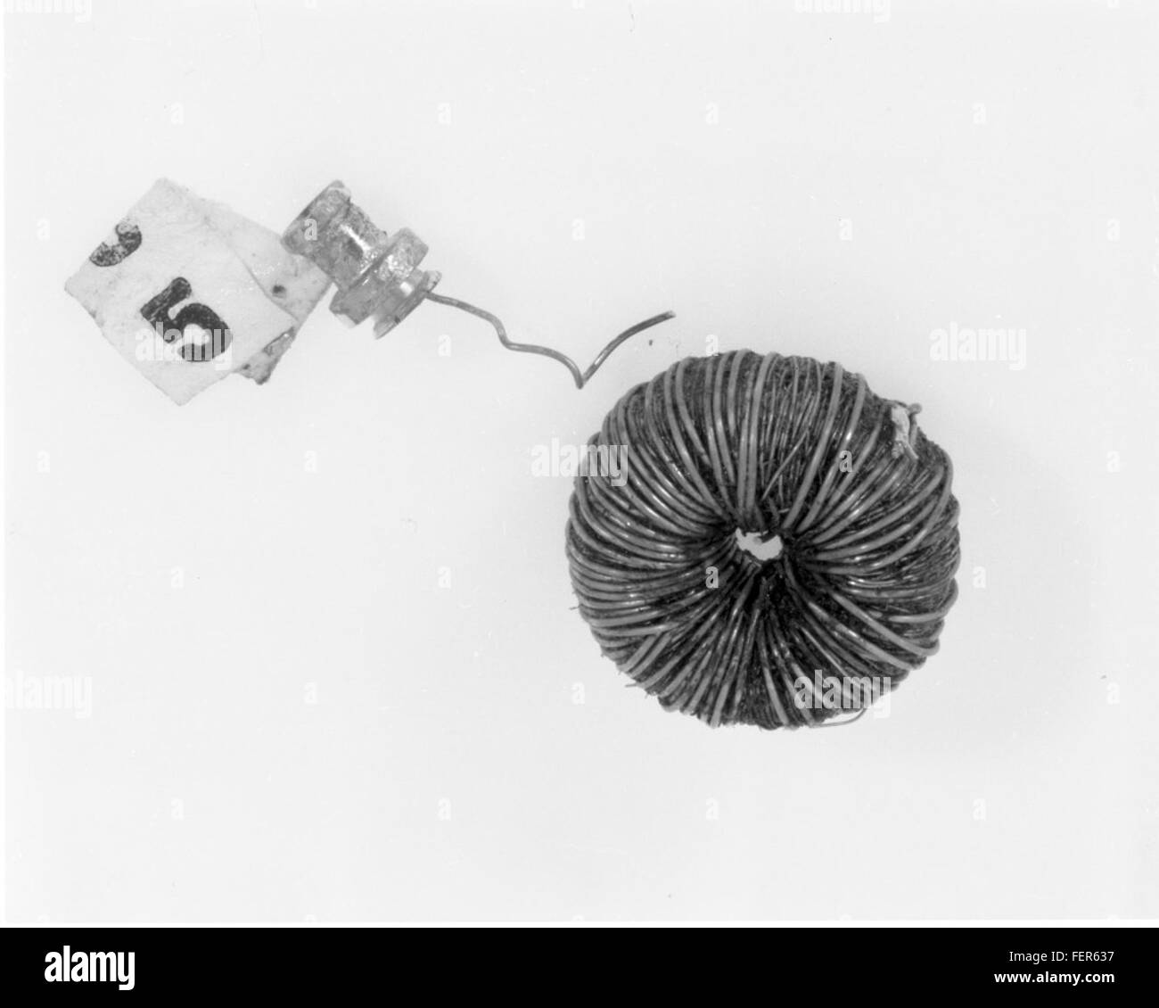 Une illustration du transformateur FA tirée d'un atlas daté du 22 décembre 1967, fournissant les spécifications détaillées de cet équipement électrique. Banque D'Images