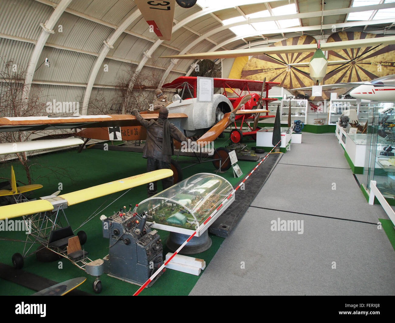 Hal de l'Internationales Luftfahrtmuseum Pflumm Manfred Banque D'Images