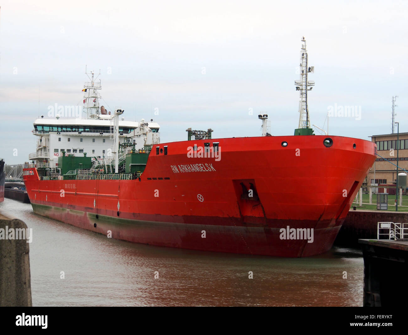 RN (navire d'Arkhangelsk, 2008), l'OMI 9384435, Port d'Anvers pic1 Banque D'Images