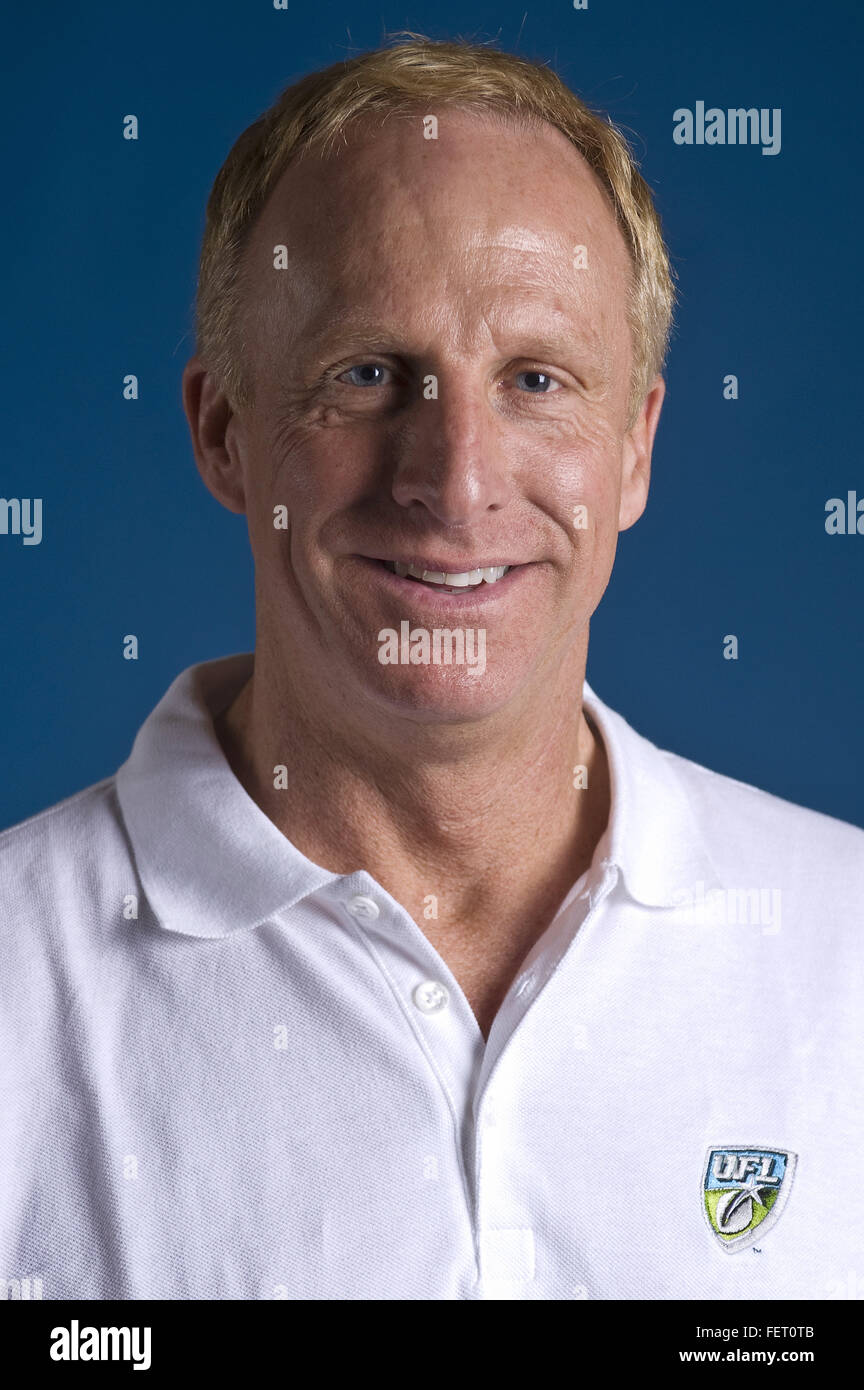 Orlando, Floride, USA. Apr 21, 2009. L'entraîneur Jim Haslett Orlando shoot portrait lors de l'United Football League réunions au Rosen Shingle Creek. © Scott A. Miller/ZUMA/Alamy Fil Live News Banque D'Images