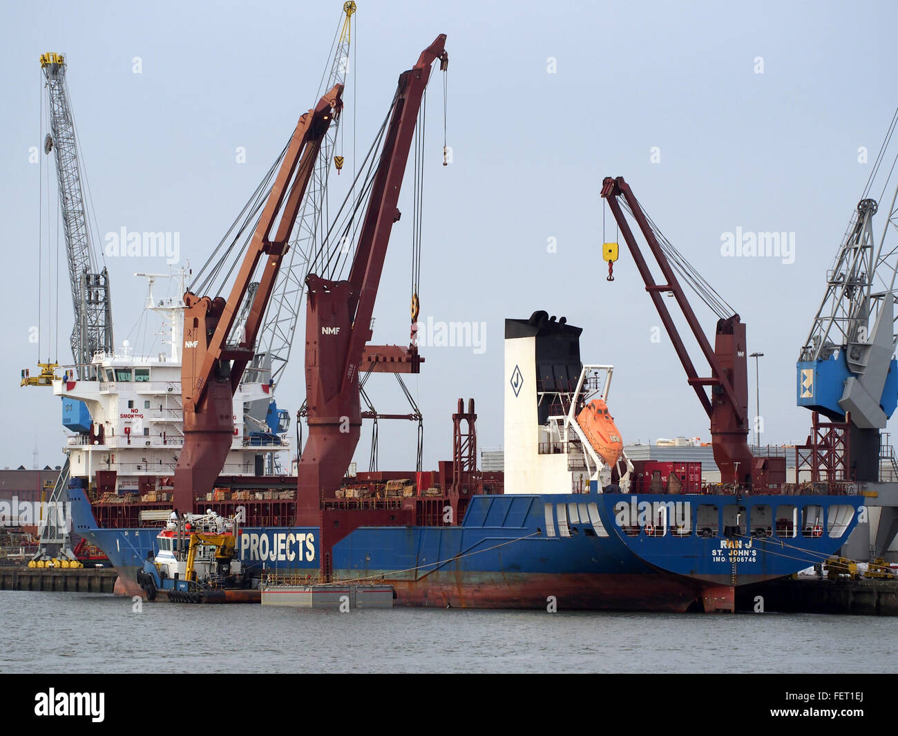 J Ran (navire, 2011) OMI 9506746 Port de Rotterdam Banque D'Images