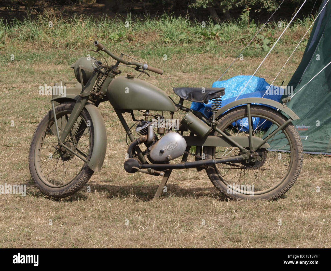 Villers moto militaire Photo Stock - Alamy