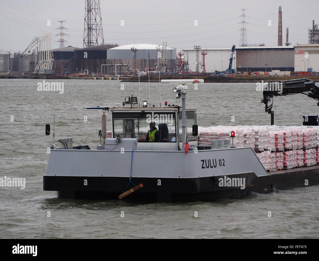 Zulu 02 navires (2015), Port d'Anvers pic3 Banque D'Images