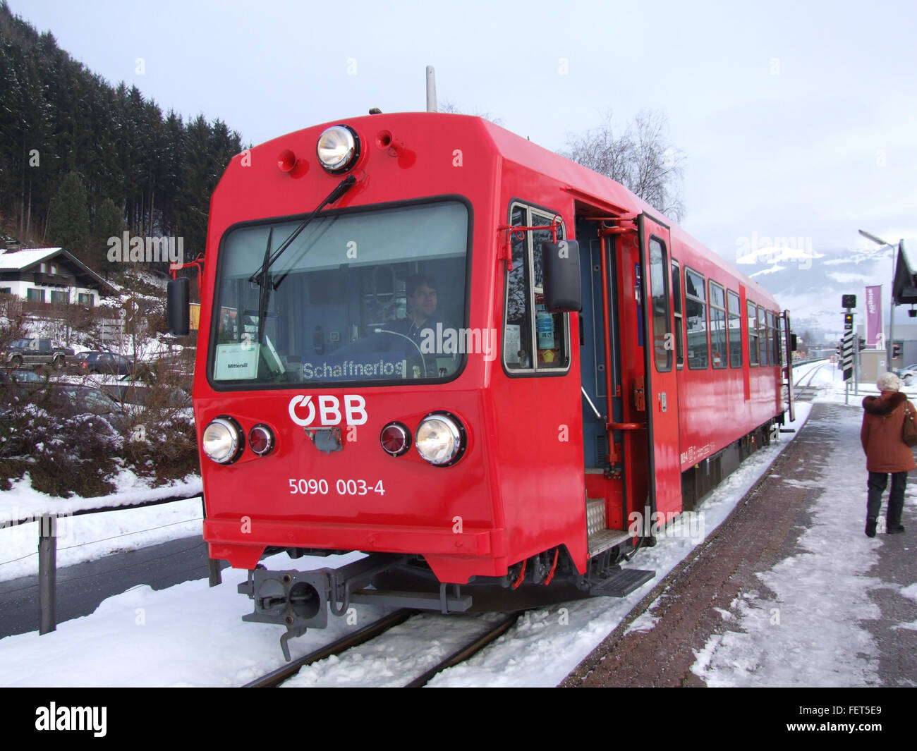 C396BB 5090 003-4 train Zell am See pic1 Banque D'Images