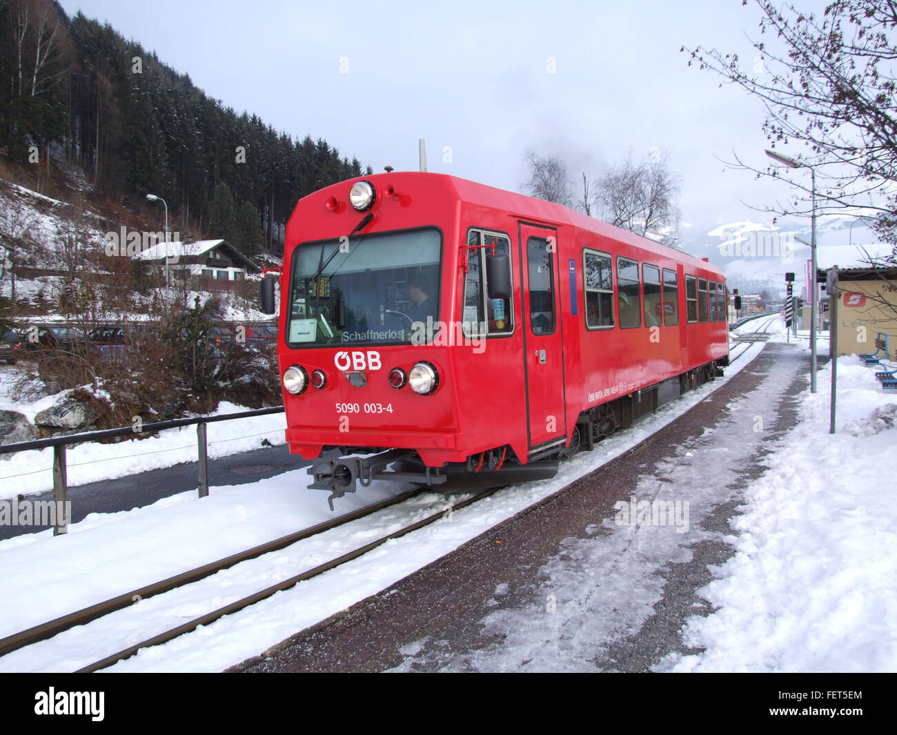 C396BB 5090 003-4 train Zell am See pic2 Banque D'Images
