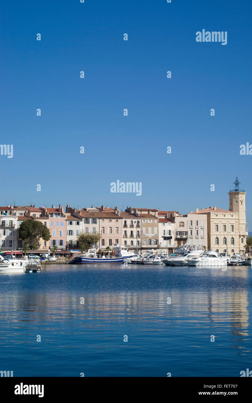 Le port de La Ciotat, Côte d'Azur Banque D'Images