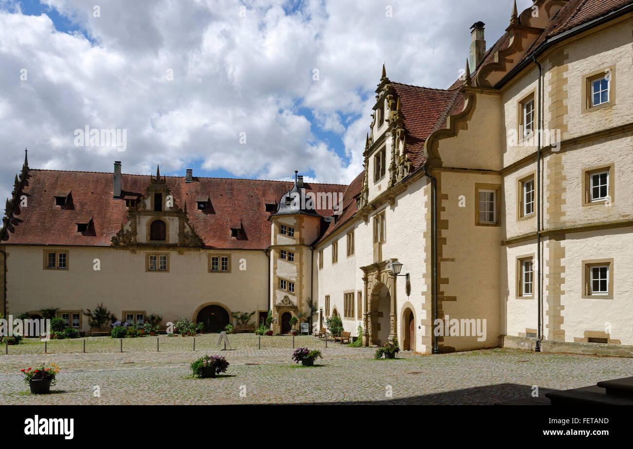 Abbaye de Schöntal, ancien monastère cistercien, mairie, Schöntal, Bade-Wurtemberg, Allemagne Banque D'Images