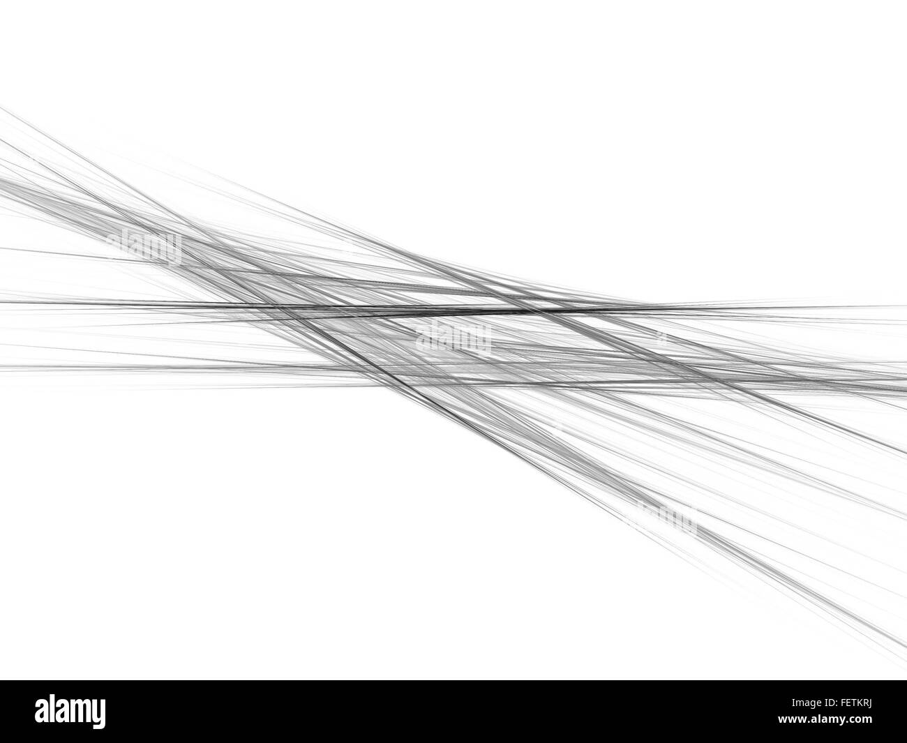 Fractale numérique sur fond blanc Banque D'Images