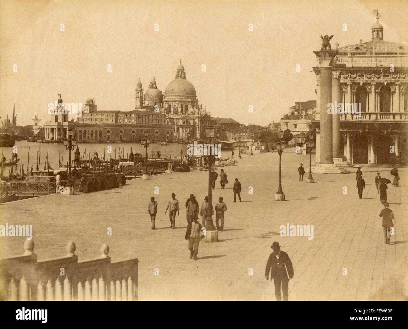 La douane et la Salute, Venise, Italie église Banque D'Images