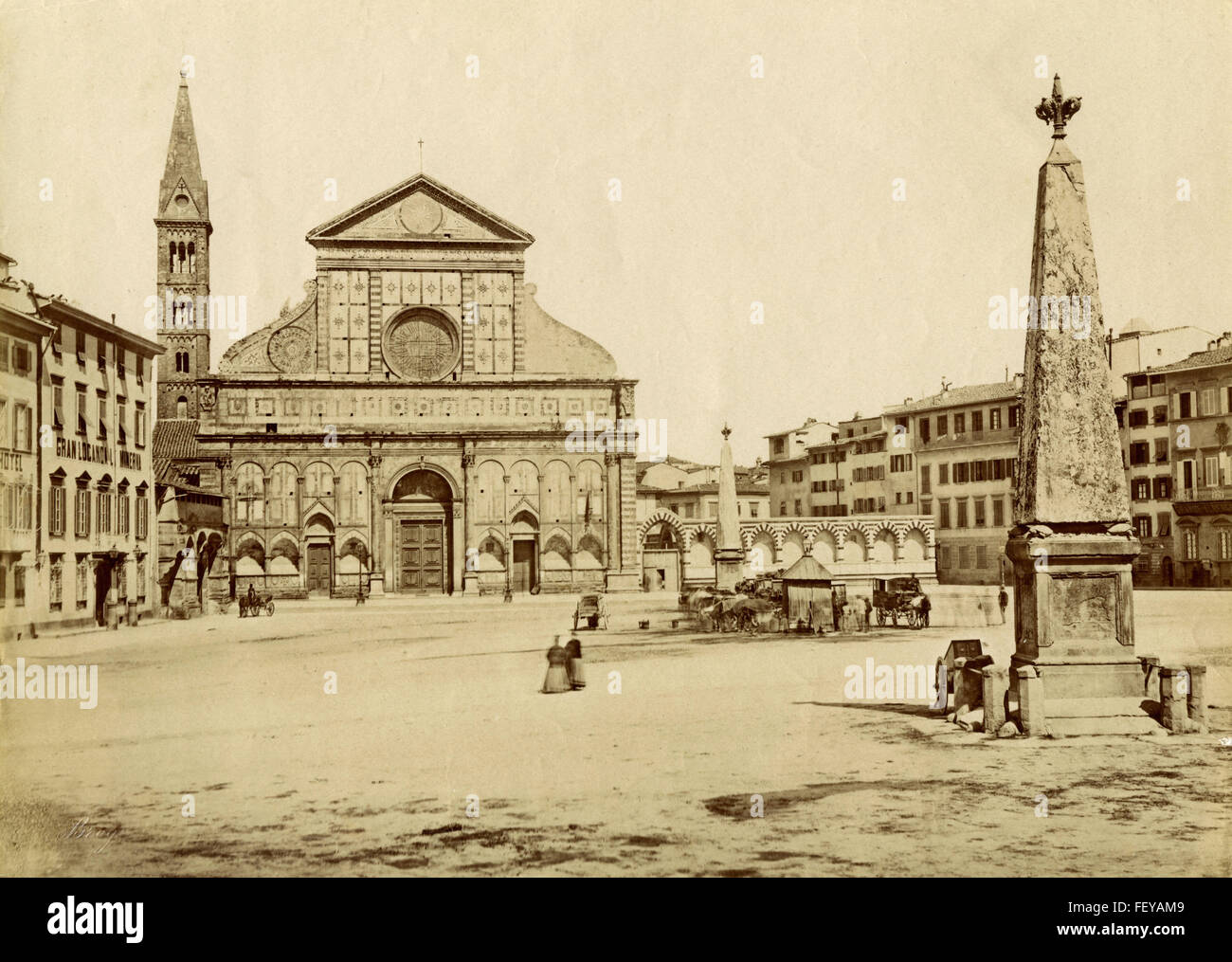Église de Santa Maria Novella, Florence, Italie Banque D'Images
