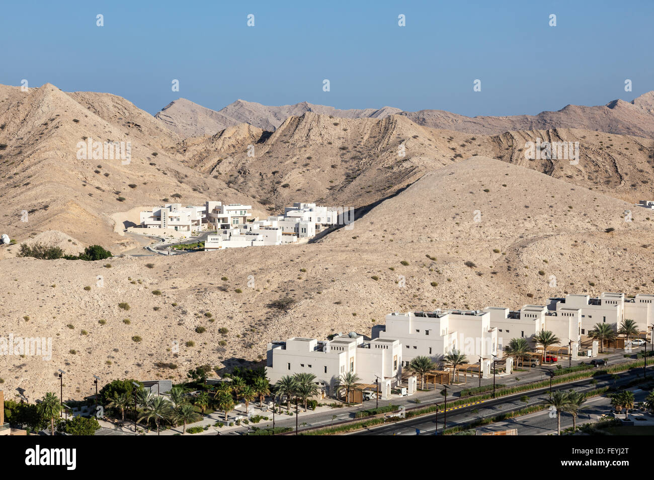 L'urbanisation à Muscat, Oman Banque D'Images