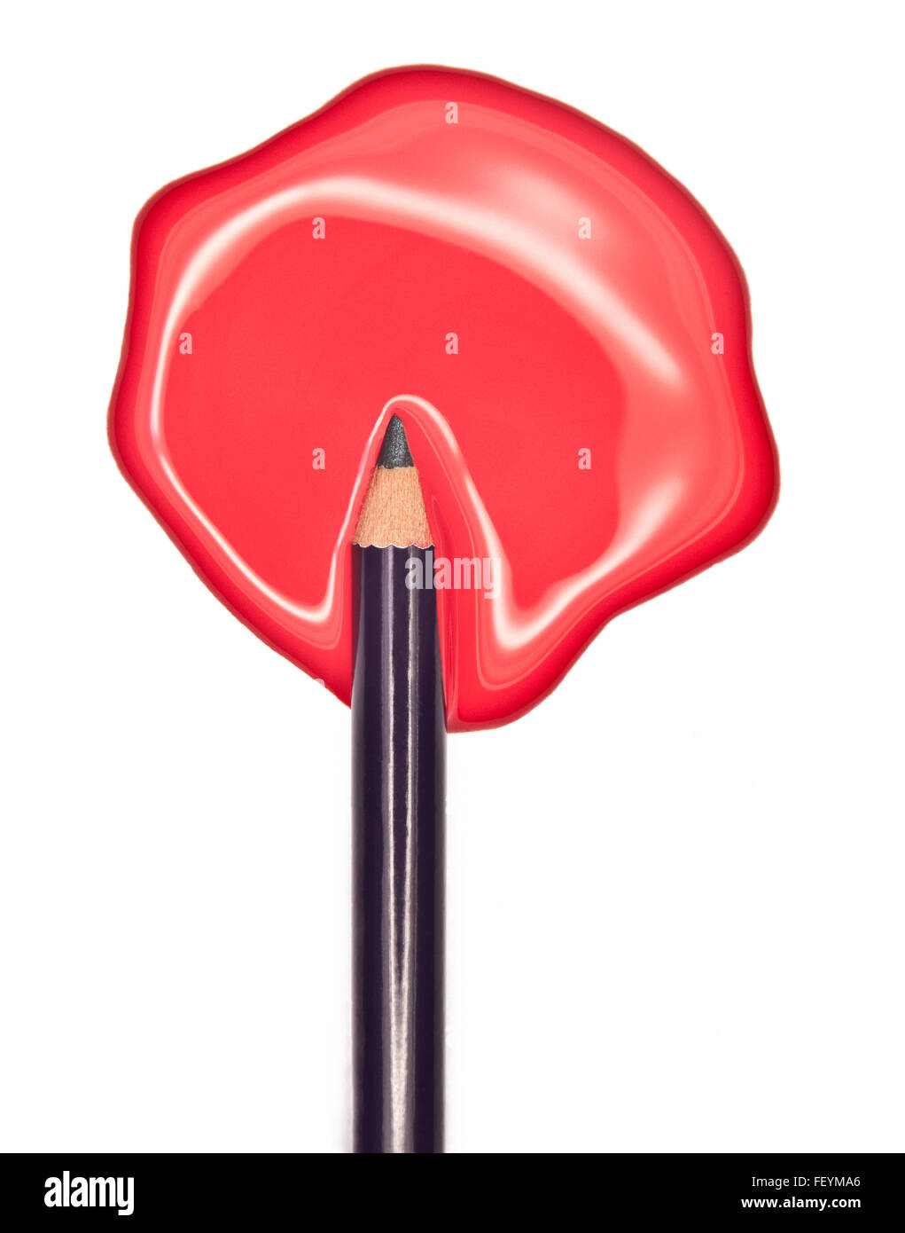 Brillant à lèvres en crayon Banque D'Images