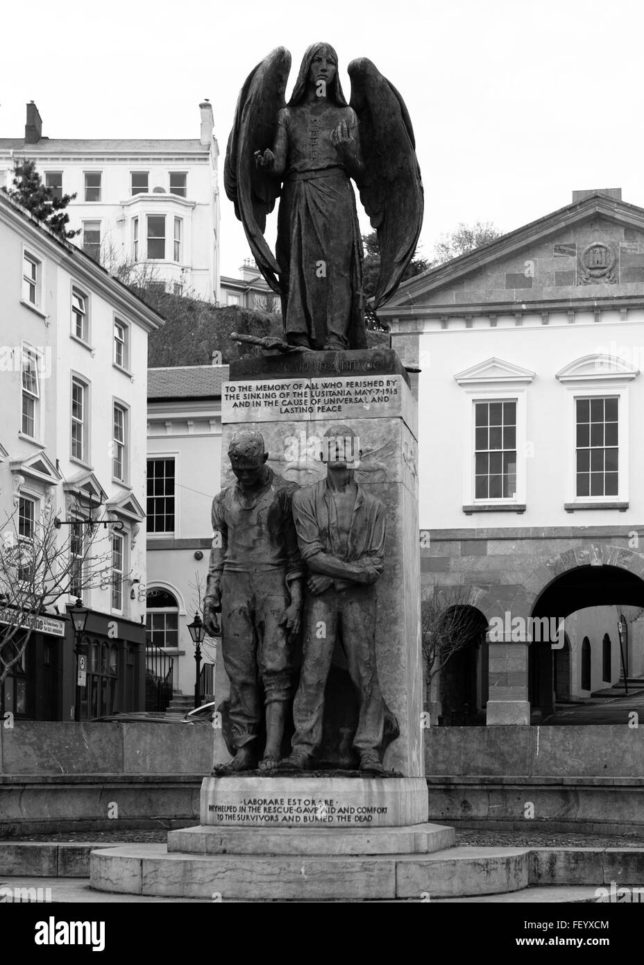 Lusitania memorial à Cobh, Irlande. Banque D'Images