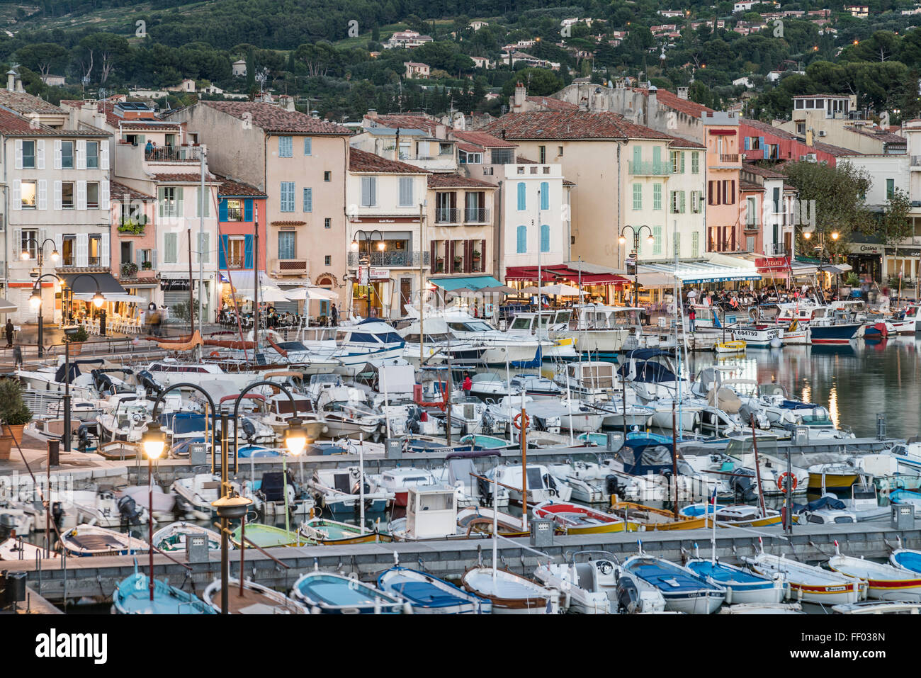 Le port de Cassis Côte d Azur, France Banque D'Images