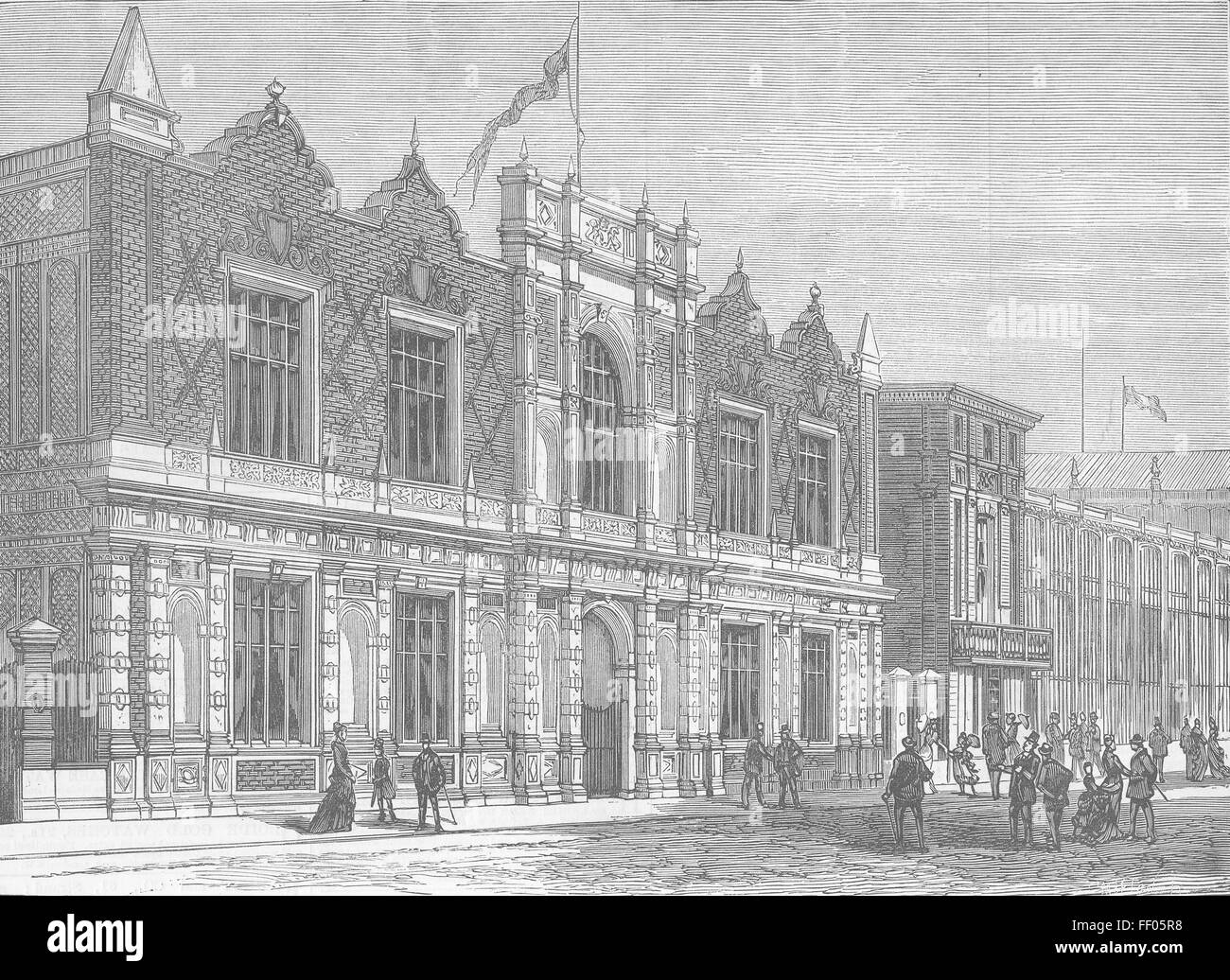 FRANCE Paris Expo 1878 La Commission britannique. Illustrated London News Banque D'Images