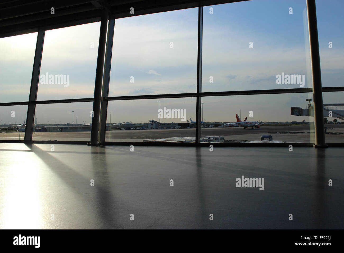 Compagnie aérienne Compagnie aérienne fenêtre de Terminal Windows Terminal Server Banque D'Images