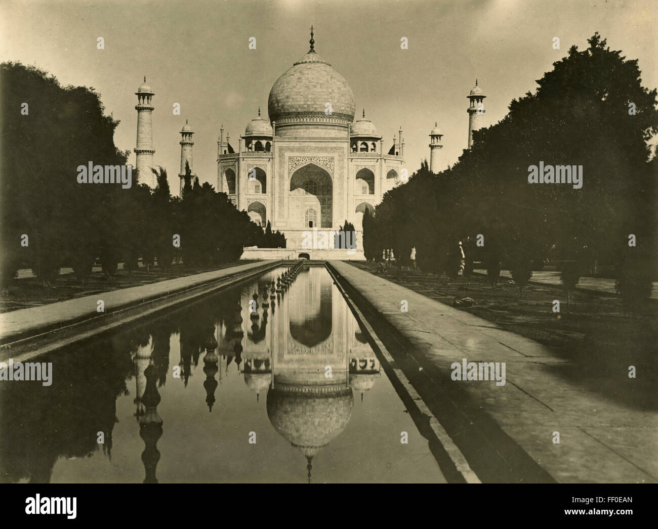 Taj Mahal, Agra, Inde Banque D'Images