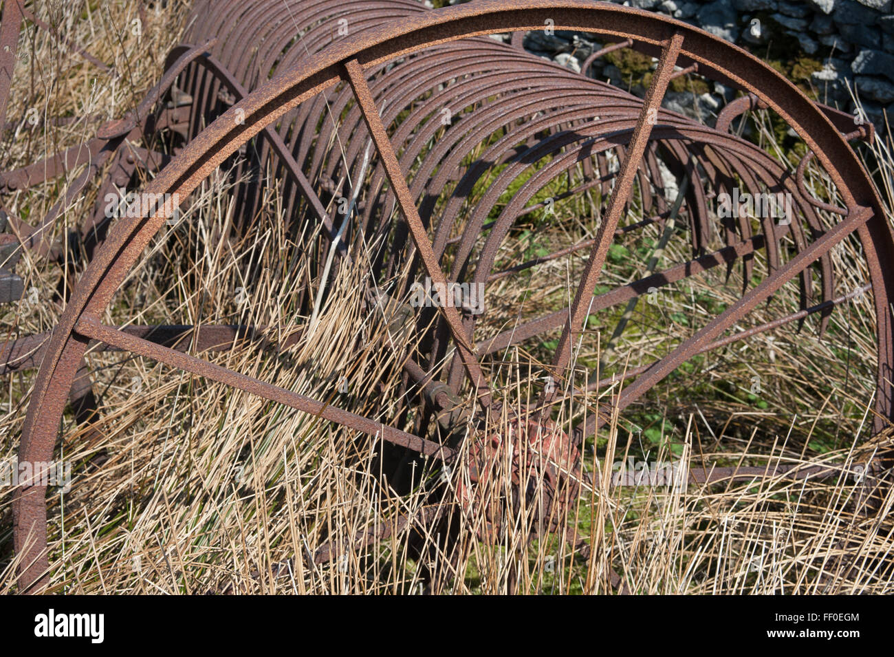 Old farm machinery Banque D'Images