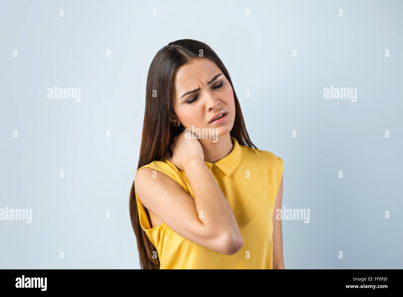 Nice photo de jeune femme d'affaires Banque D'Images