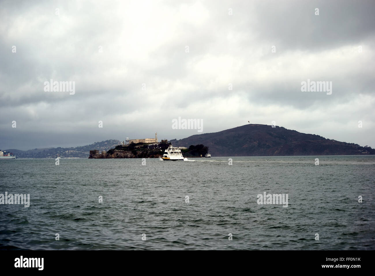 Des ferries pour Alcatraz Banque D'Images