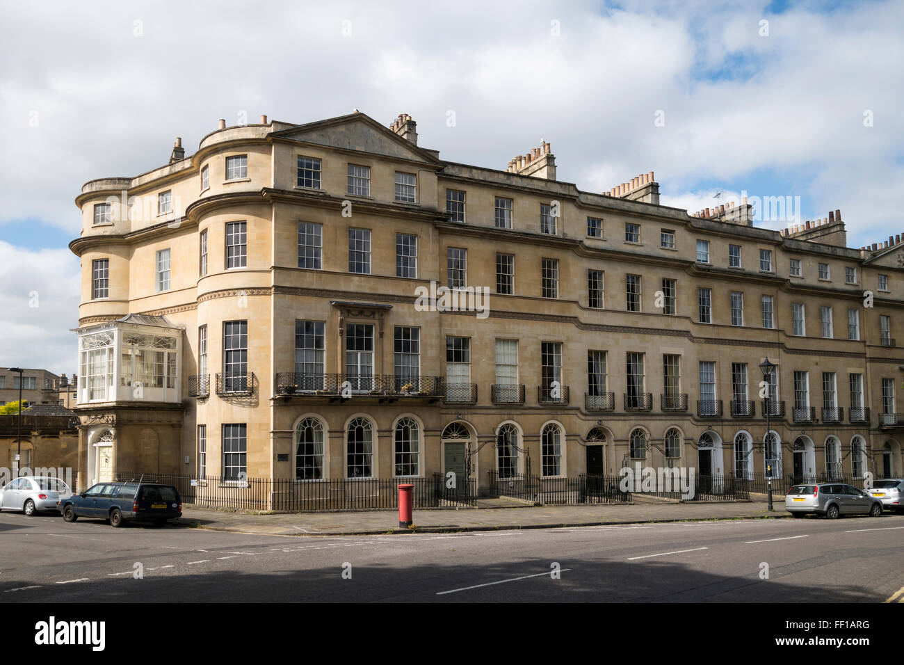 Sydney place, Bath, BANES, Angleterre, Royaume-Uni Banque D'Images