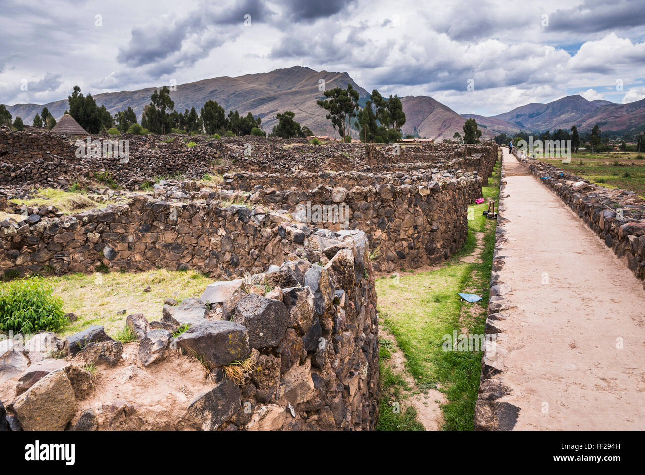 Raqchi ruines Inca, un archaeoRMogicaRM site dans la région de Cuzco, Pérou, Amérique du Sud Banque D'Images