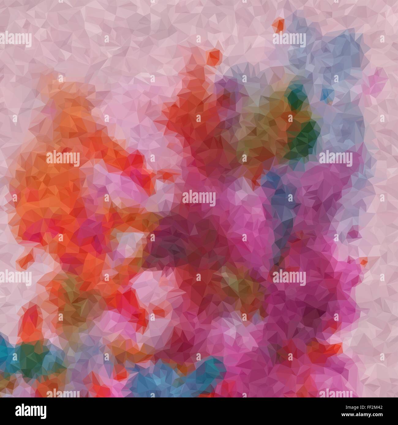 Résumé Contexte Poly bas Illustration de Vecteur