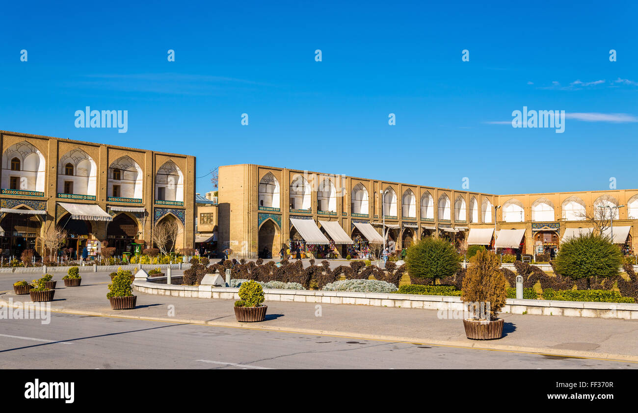 Naqsh-e Jahan Square à Ispahan - Iran Banque D'Images