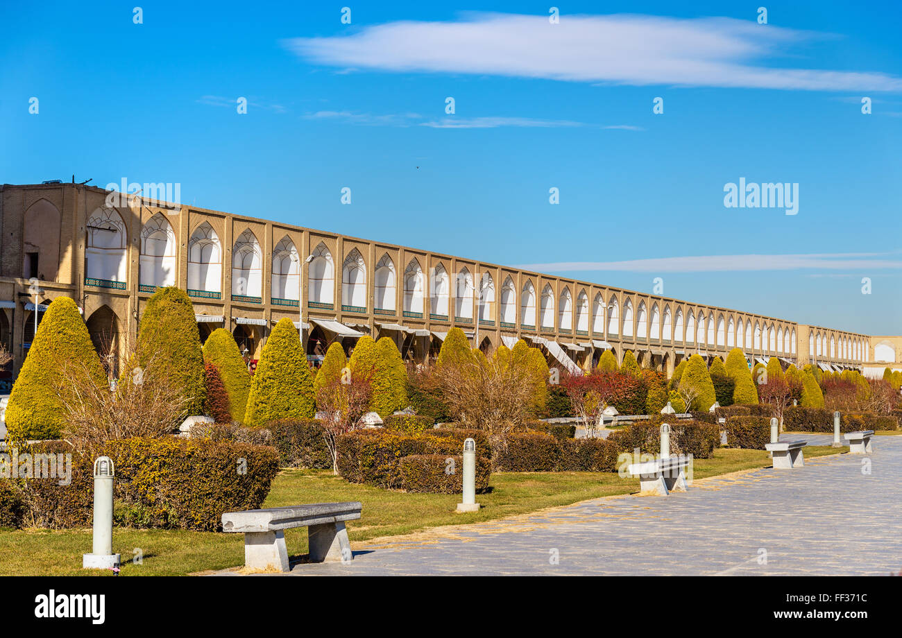 Naqsh-e Jahan Square à Ispahan - Iran Banque D'Images