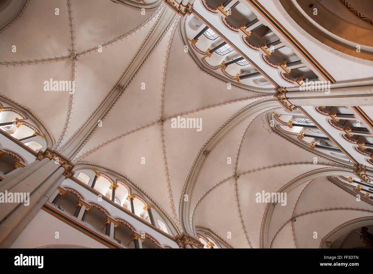 Plafond de la cathédrale de Bonn, Allemagne Banque D'Images