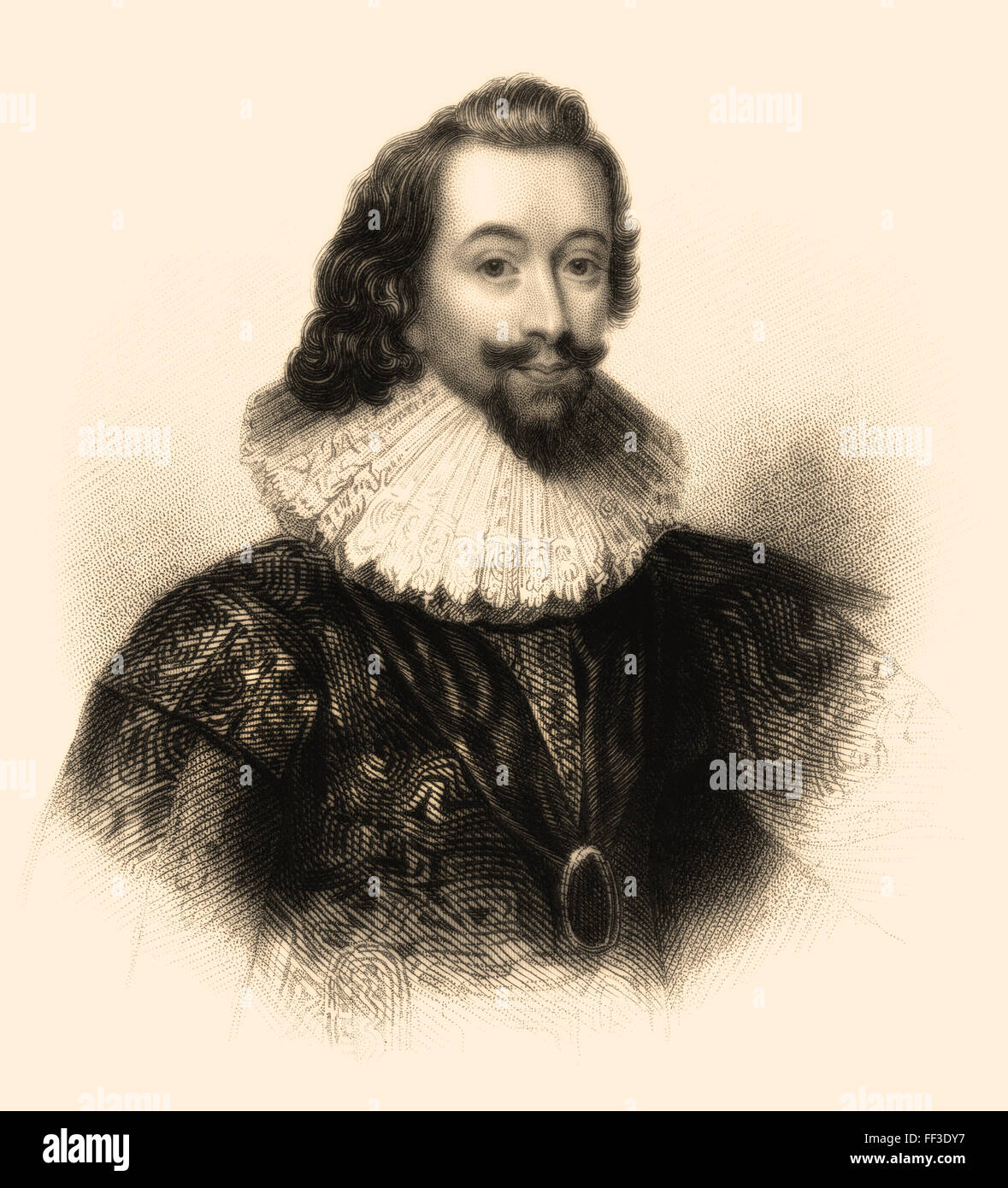 George Villiers, 1 duc de Buckingham, 1592-1628, un homme d'état Anglais Banque D'Images