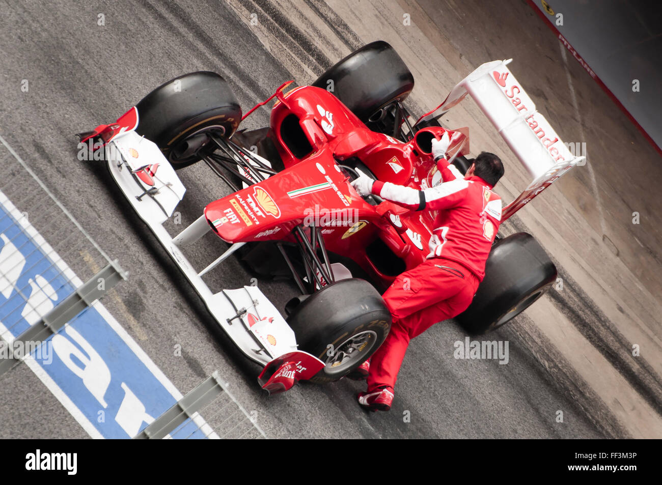 Ferrari Formule 1 jours de test , Montmelo, Barcelona , Espagne Banque D'Images