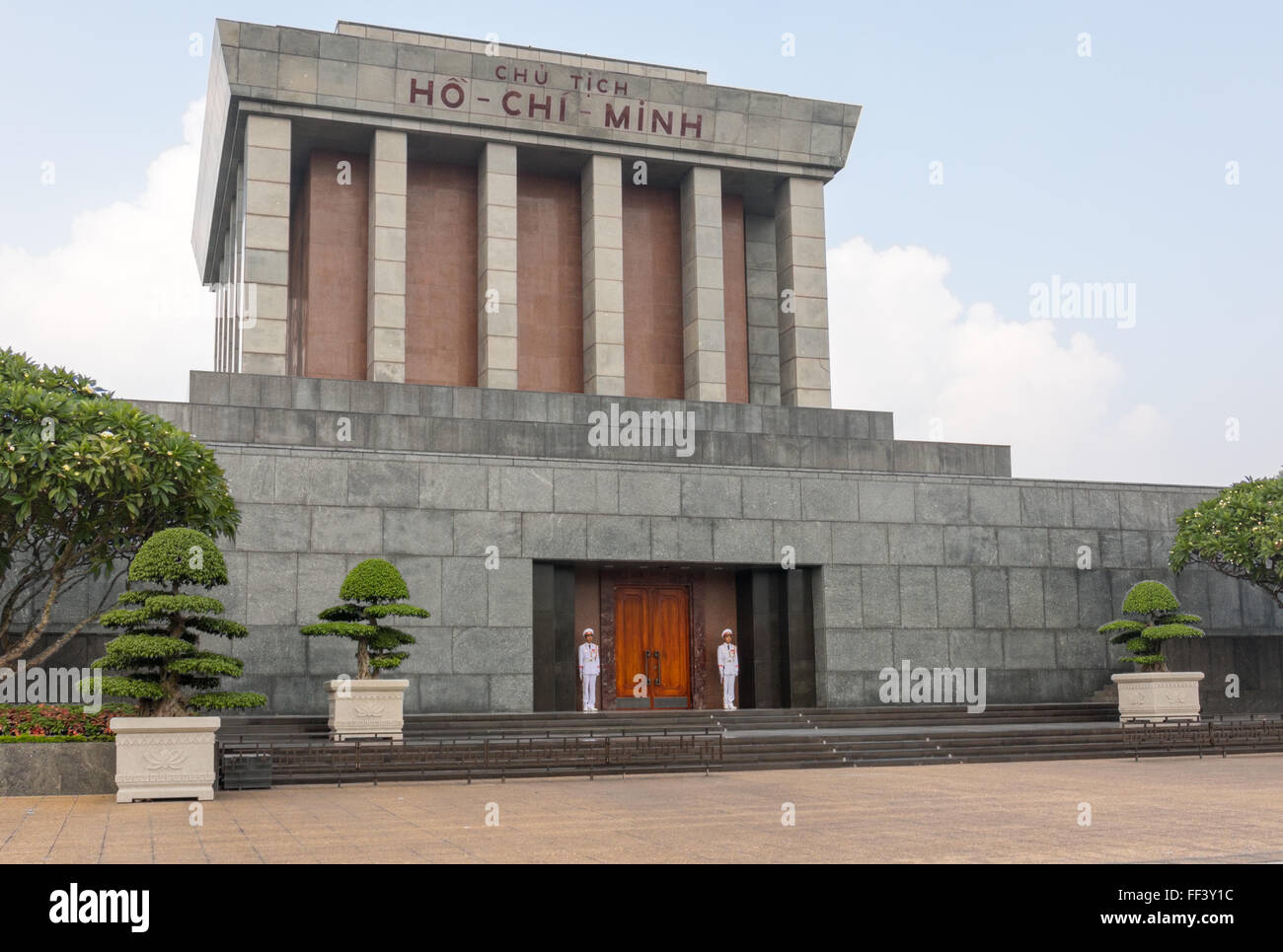 Le mausolée de Ho Chi Minh, Hanoi, Vietnam. Banque D'Images