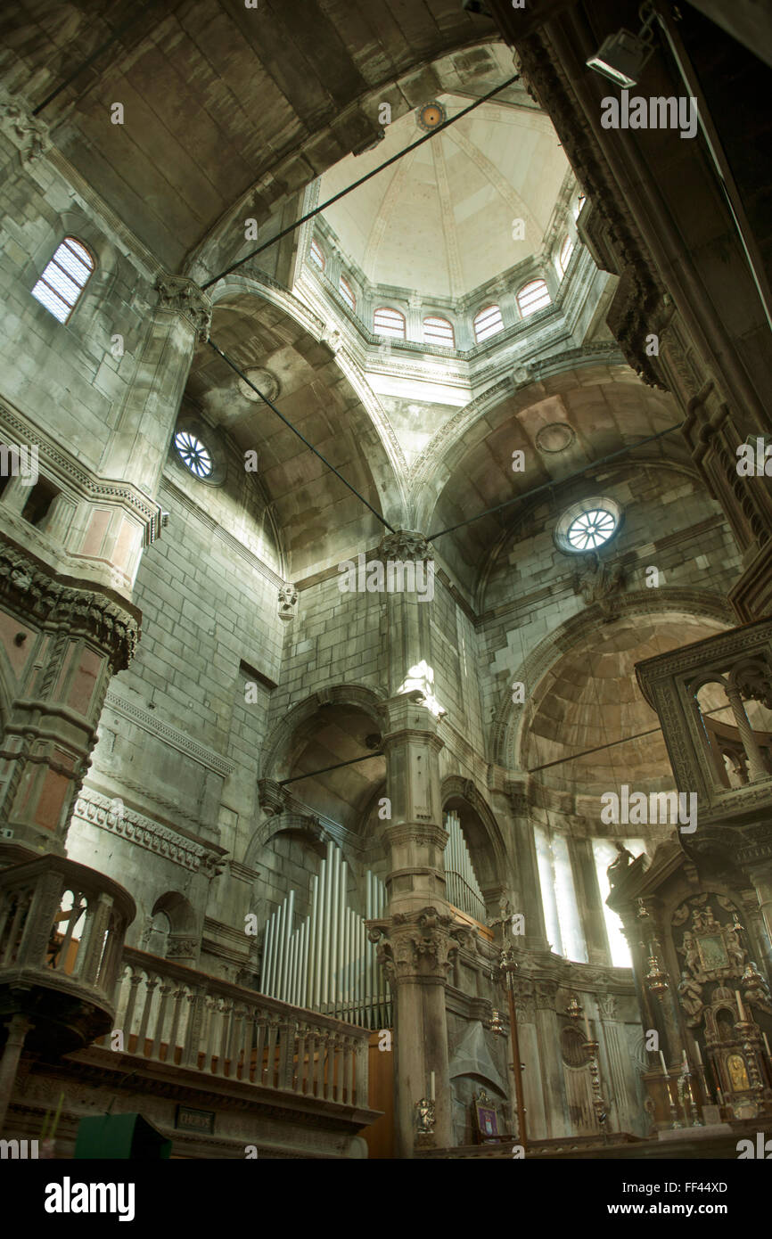 Kroatien, Dalmatien, Sibenik, Innenraum der Kathedrale Sveti Jakov ( Kathedrale des Heiligen Jakob) Banque D'Images