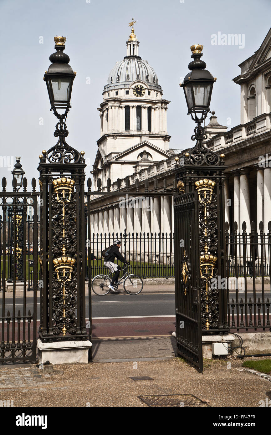 Portes à Greenwich Park. Banque D'Images