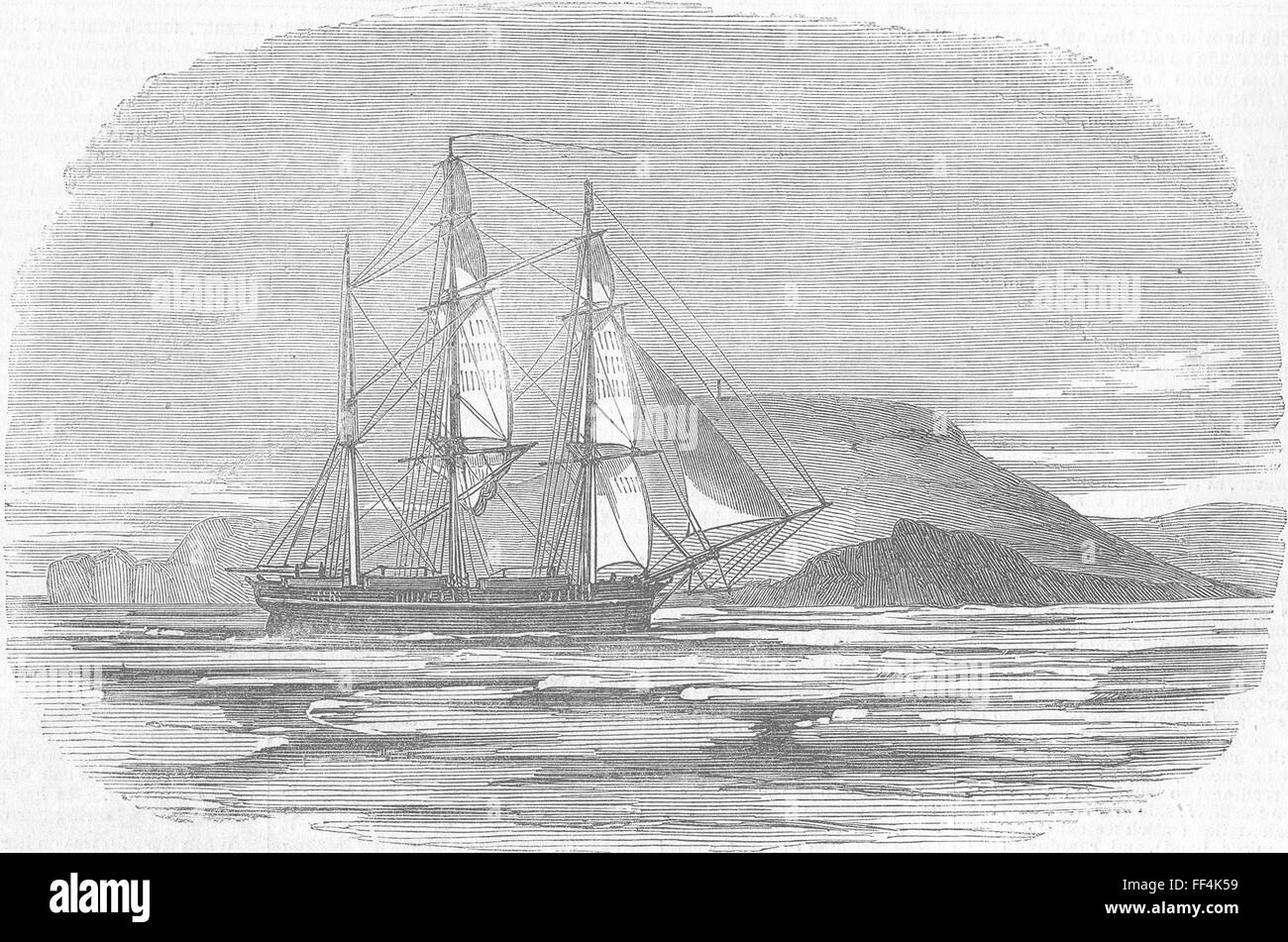 CANADA Chercheur principal Princess Royal Island 1853. Illustrated London News Banque D'Images