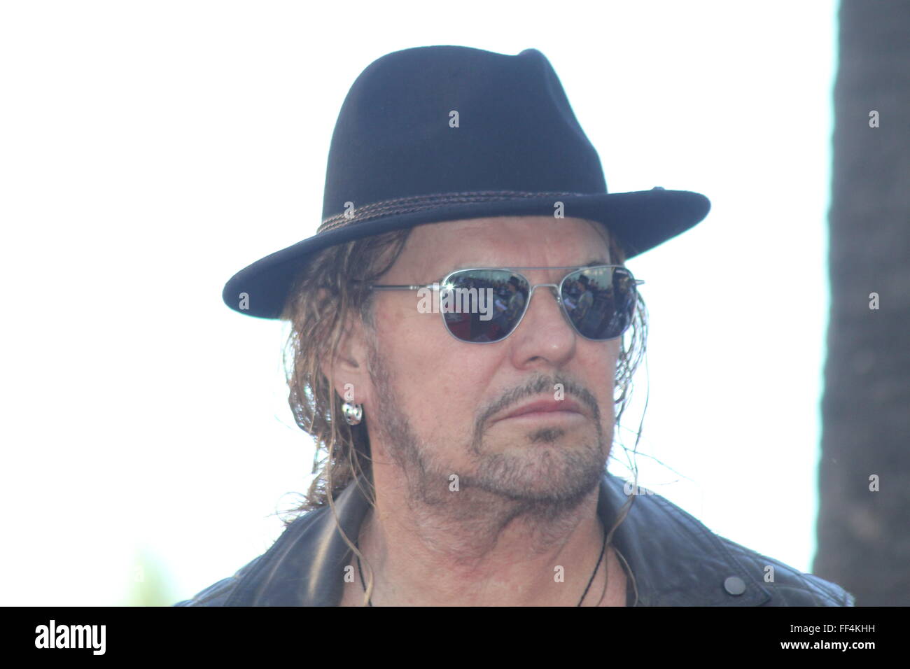 Hollywood, Californie, USA. 10 fév, 2016. Mana Rock Band à l'Honneur avec étoile sur le Hollywood Walk of Fame.7060 Hollywood Blvd en face de Live Nation, Hollywood, CA.02/10/2016.FHER OLVERA DE MANA' Credit : Clinton Wallace/Globe Photos/ZUMA/Alamy Fil Live News Banque D'Images