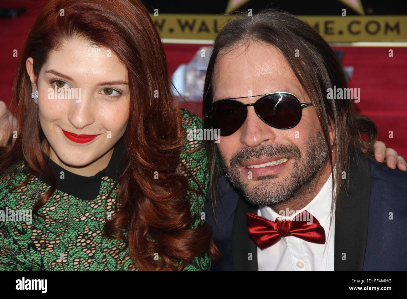 Hollywood, Californie, USA. 10 fév, 2016. Mana Rock Band à l'Honneur avec étoile sur le Hollywood Walk of Fame.7060 Hollywood Blvd en face de Live Nation, Hollywood, CA.02/10/2016.SERGIO VALLIN ET FAMILLE - MANA' Credit : Clinton Wallace/Globe Photos/ZUMA/Alamy Fil Live News Banque D'Images