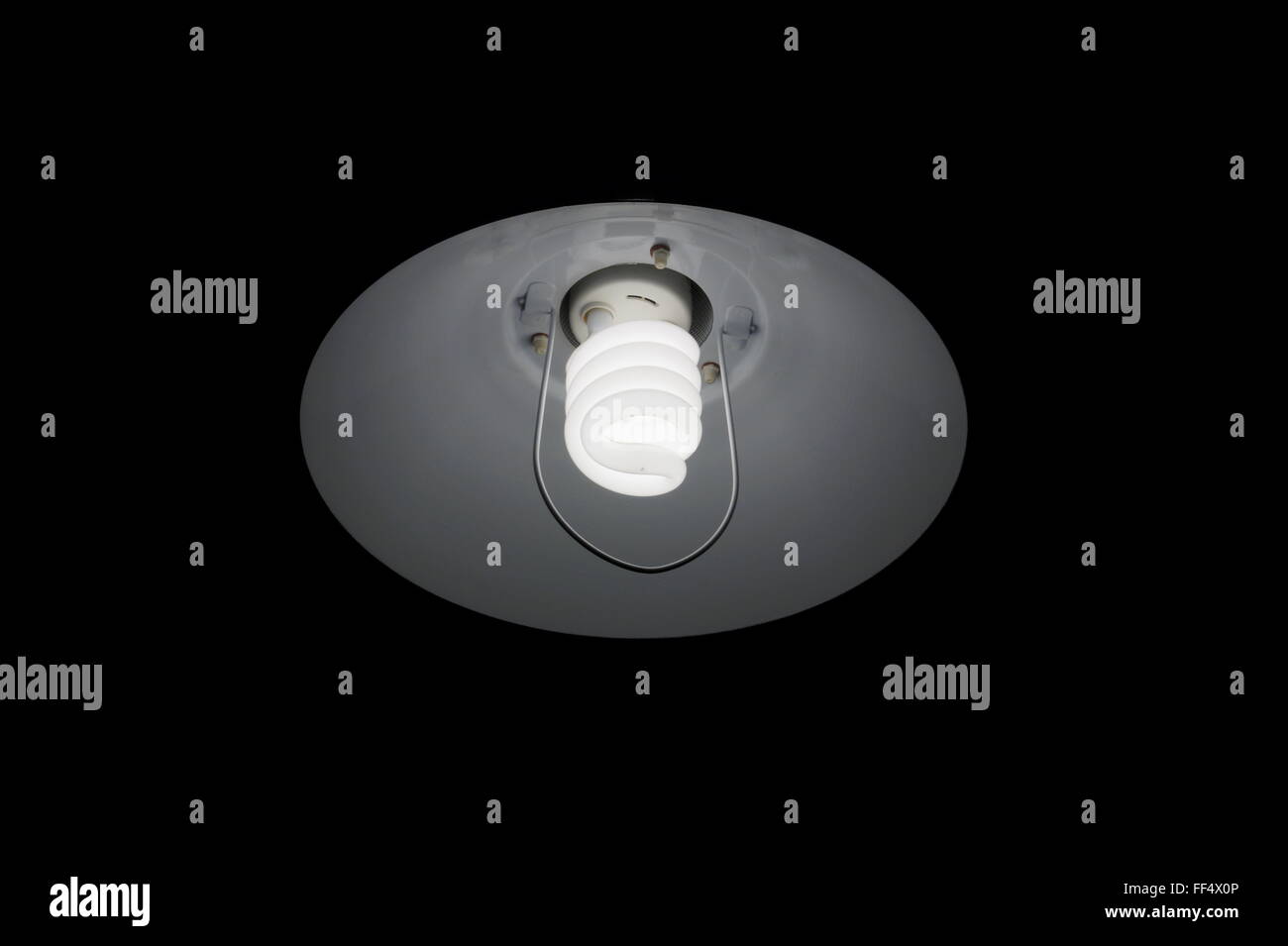 Ampoule Lumière(CFL) dans un magnifique cadre Rare Banque D'Images