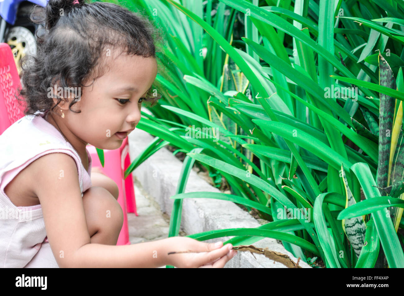 Adorable baby girl Banque D'Images