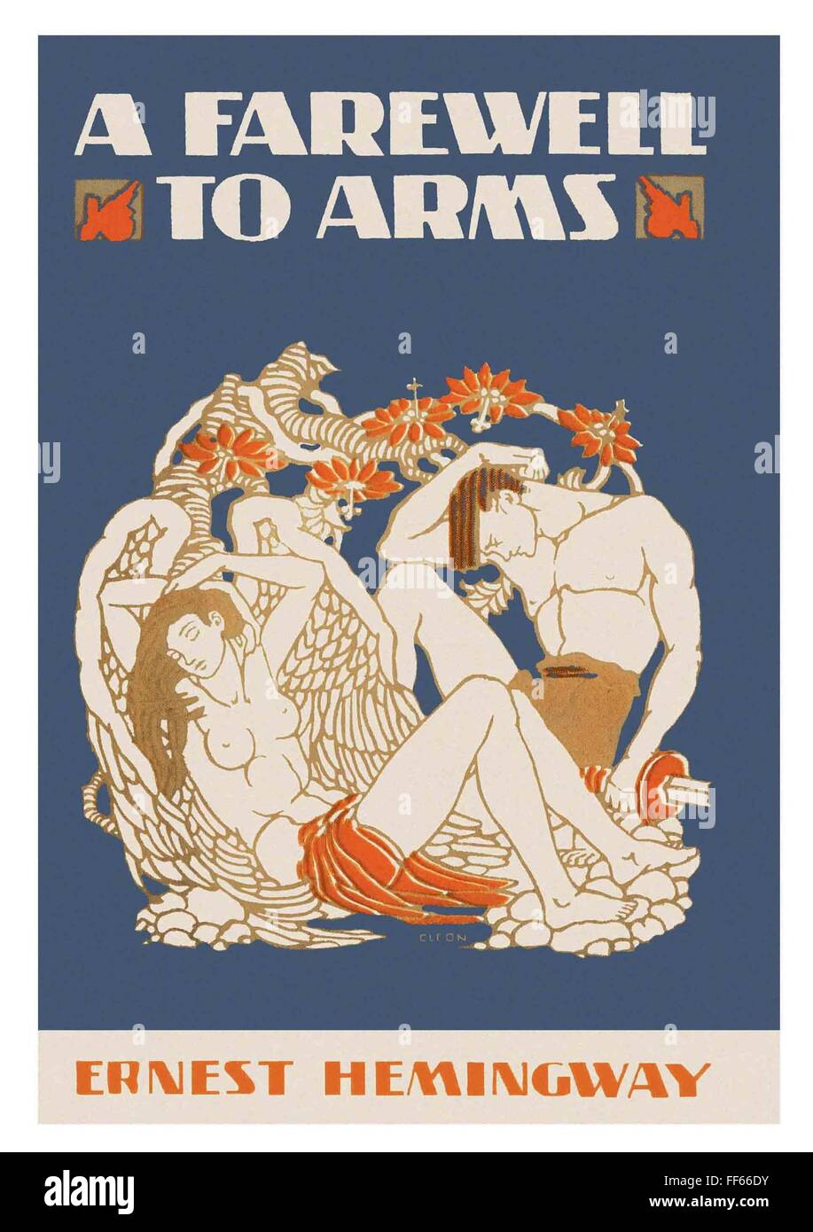 Littérature, titres et pages de titre, 'UN adieu aux armes', par Ernest Hemingway (1899 - 1961), première édition, New York, 1929, droits additionnels-Clearences-non disponible Banque D'Images