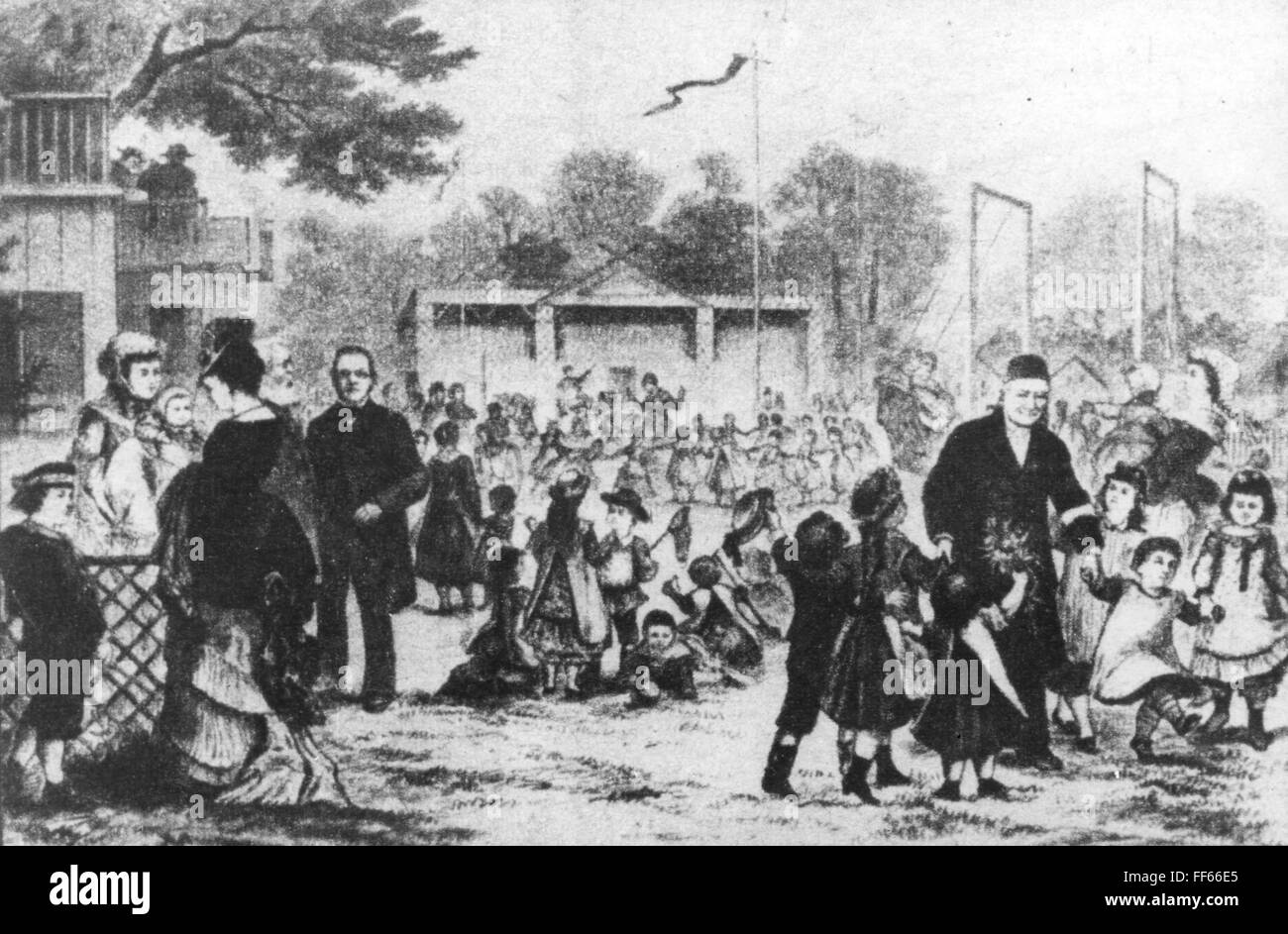 Loisirs, jardin, jardin, terrain de jeu dans un jardin Schreber, gravure en bois, Leipzig, 2ème moitié 19e siècle, allotissement, jardins d'allotement, enfants, enfant, enfants, enfant, enfant, jouer, jouer, supervision, garde d'enfants, garde d'enfants, Allemagne, Royaume de Saxe, foule, foules, foules, foules, loisirs, temps libre, temps libre, jardins, aire de jeux pour enfants, aire de jeux, jardin, allotement, Allojardin, parcelle de jardin, allotements, historique, historique, droits supplémentaires-Clearences-non disponible Banque D'Images