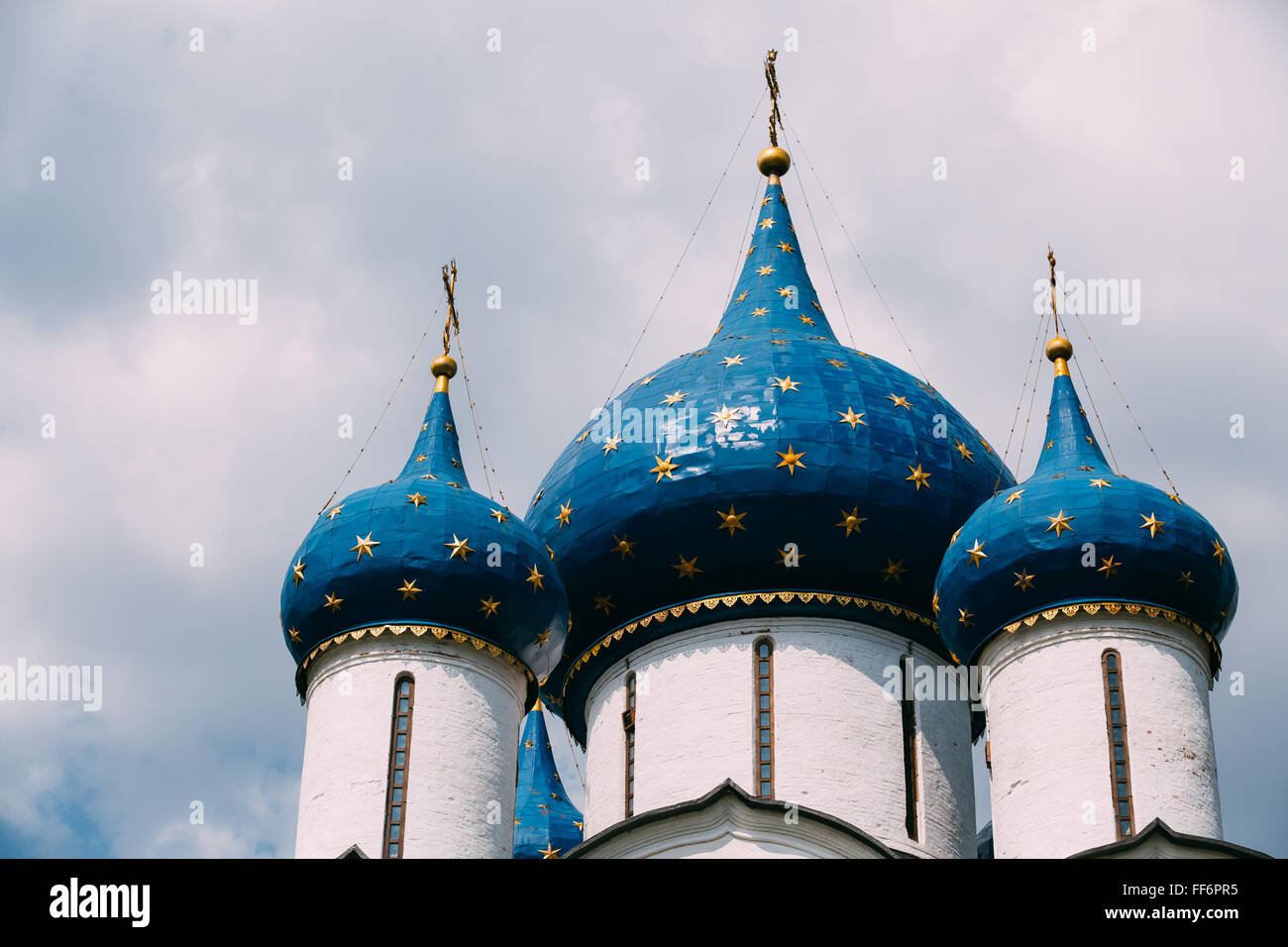 La cathédrale de la Nativité de la Vierge Marie à Suzdal Russia est un site du patrimoine mondial. Construit en 1225. Banque D'Images