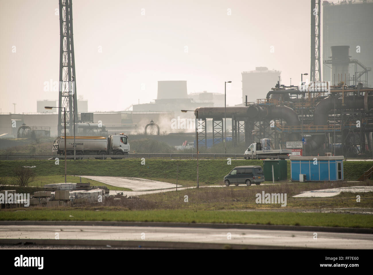 Port Talbot Steel works Banque D'Images